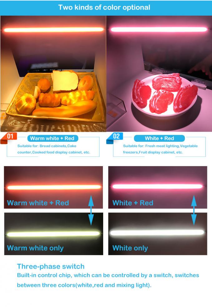 चीन फैक्टरी पेशेवर 220V सुपरमार्केट ताजा मांस के नेतृत्व में मामले प्रकाश के लिए ताजा प्रकाश ताजा प्रकाश का नेतृत्व किया